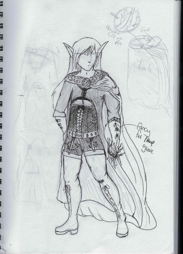 Damien's attire