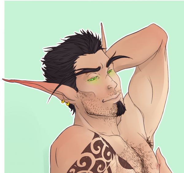 Portrait (SFW Crop) by Luwha
