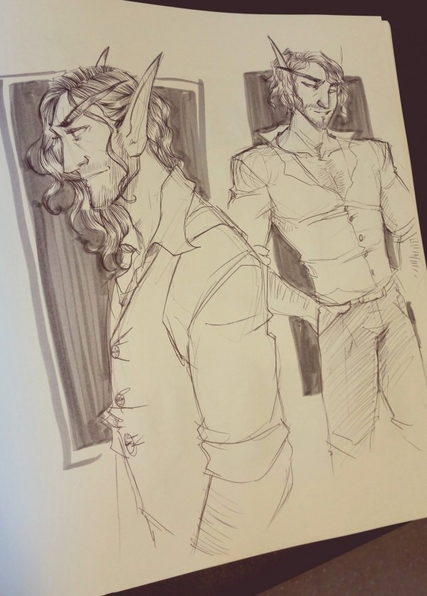 Sketch Page by CatBatArt